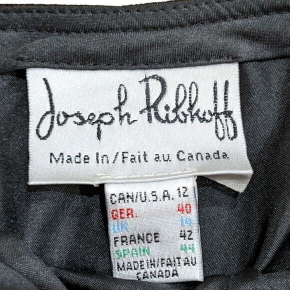 Joseph Ribkoff Women's Black Wide Leg Pants Size 12 - Picture 7 of 8